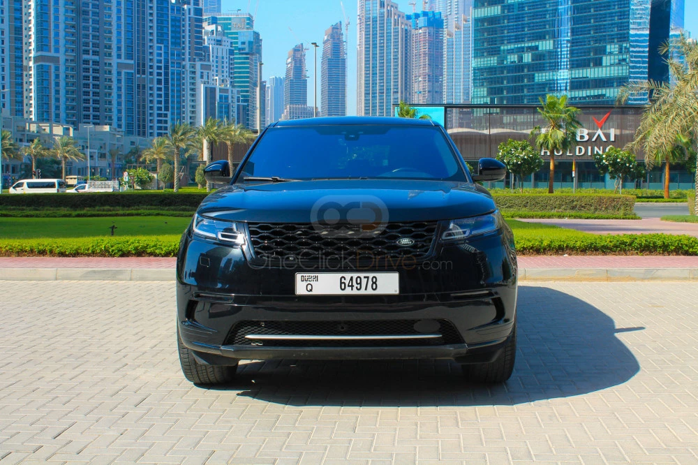 Black Land Rover Range Rover Velar 2019 for rent in Dubai 8